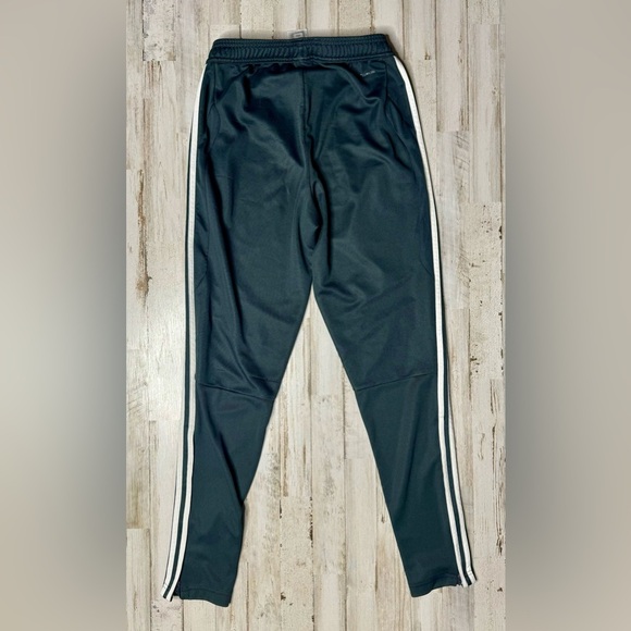 Adidas classic essential 3 white stripes black sweat pants size S Read* - Picture 8 of 10